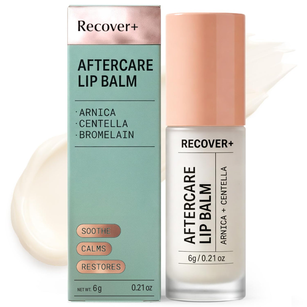 Escentile front packaging showing tube and arnica for quick post-care comfort