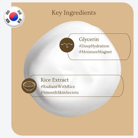 esfolio label close-up highlighting rice extract and ingredient clarity benefit