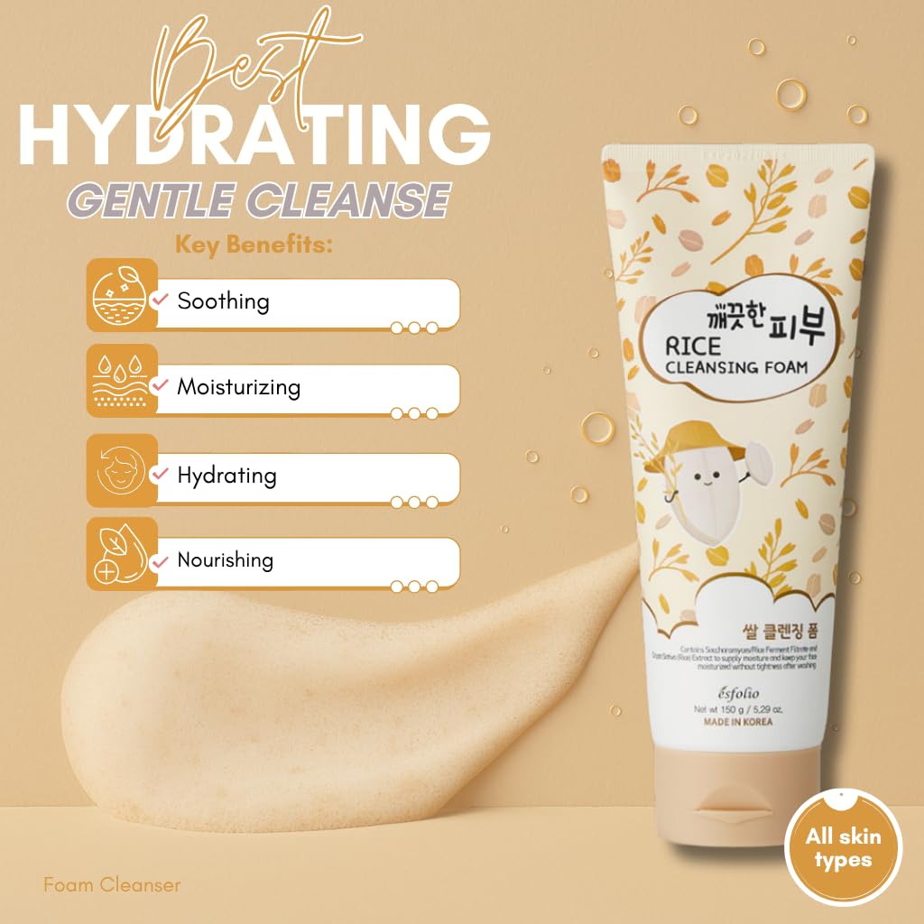 esfolio creamy foam texture close-up illustrating gentle cushioning action