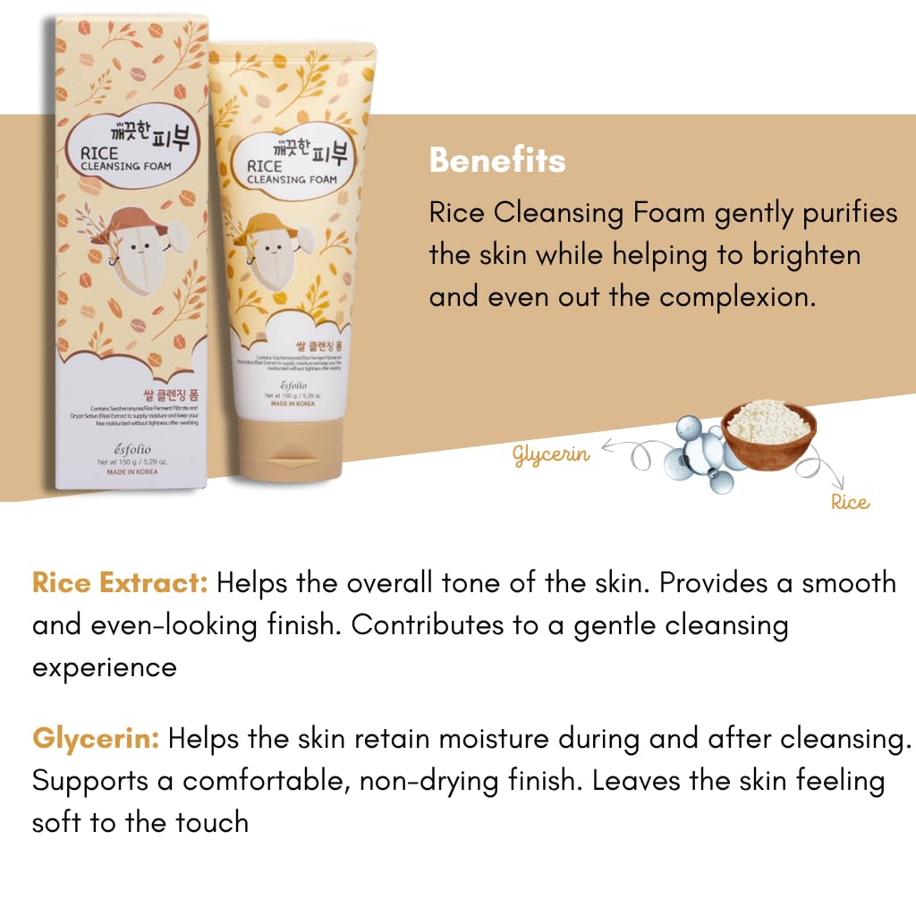 esfolio foam in hand demonstrating lathering ease and gentle feel