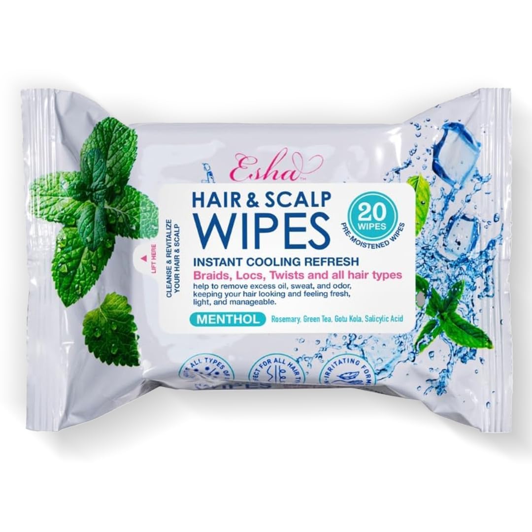 ESHA front packaging showing wipes pack and brand for convenient refresh