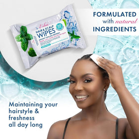 ESHA ingredients label close-up displaying soothing and cooling benefits