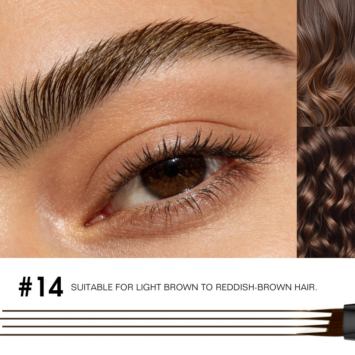 Espoce ink stroke swatch showing smooth watery formula benefit
