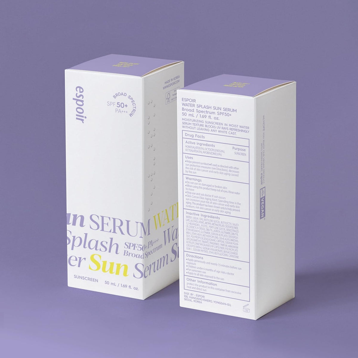 espoir sunscreen inside festival bag showing portable protection for long days benefit