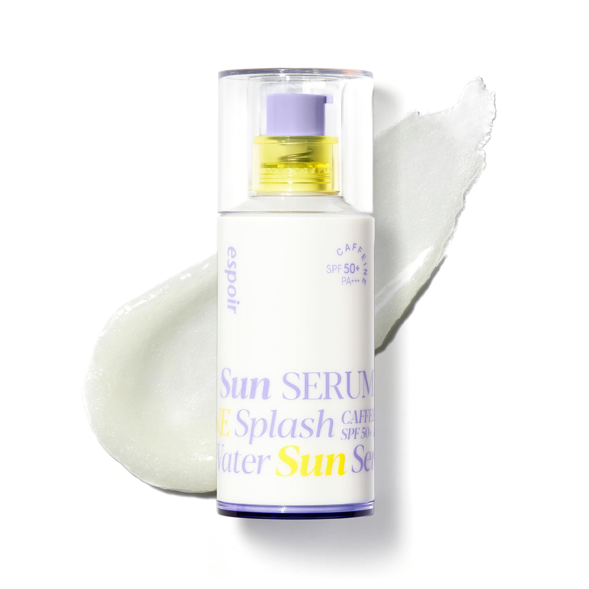 espoir front packaging showing bottle and clear finish benefit