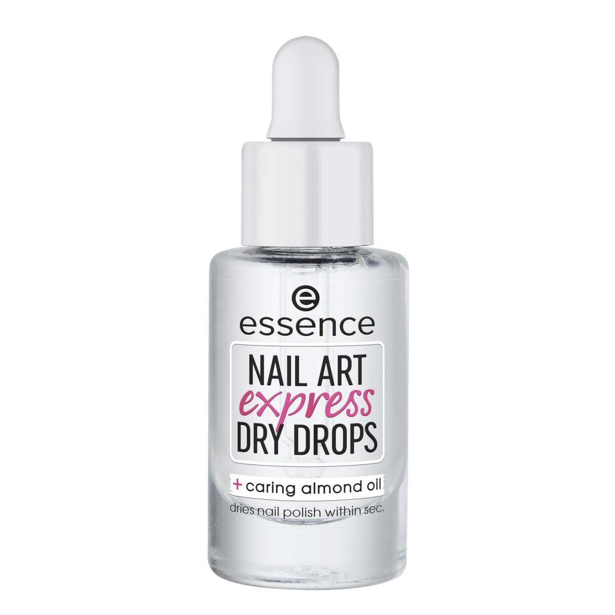 Essence Cosmetics ess. gotas secado express front bottle showing label and size for fast drying