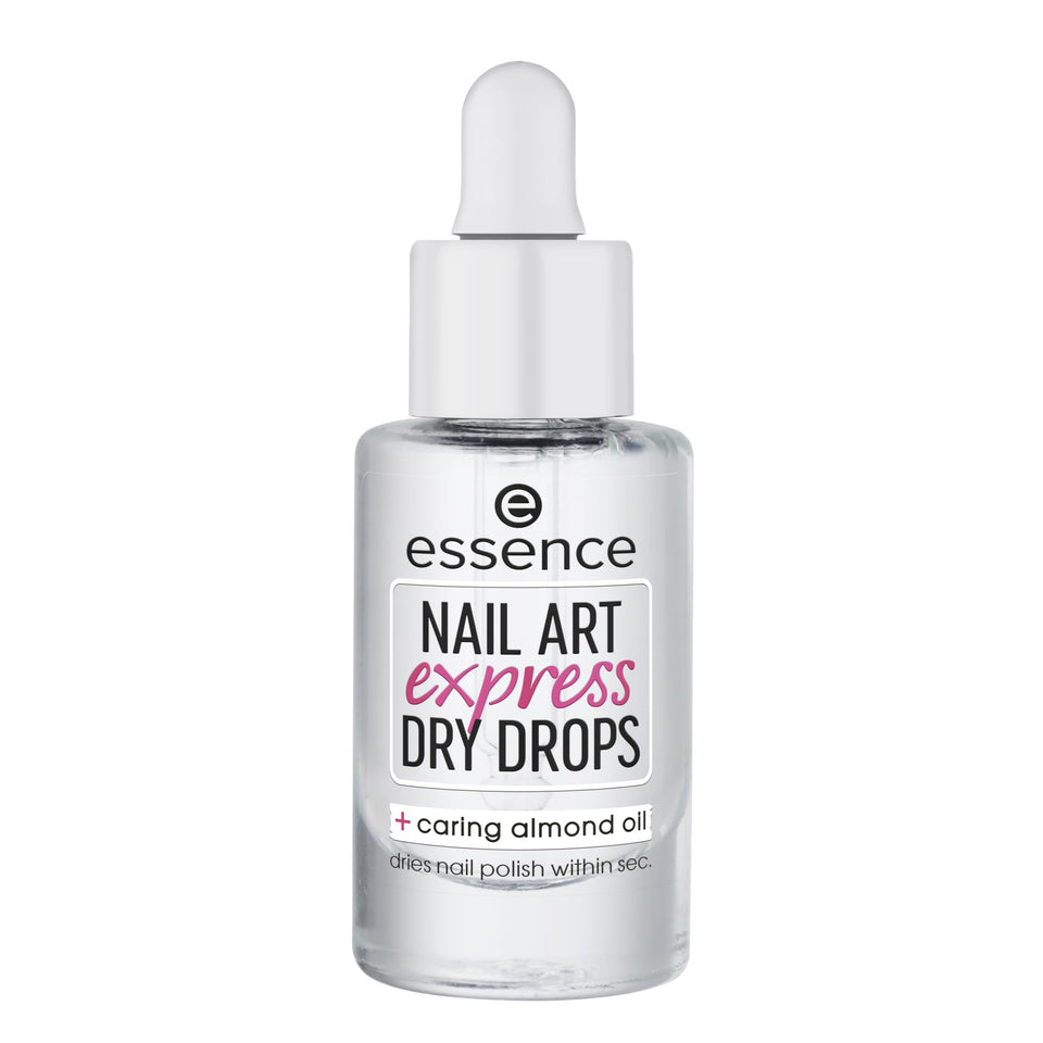 Essence Cosmetics ess. gotas secado express front bottle showing label and size for fast drying