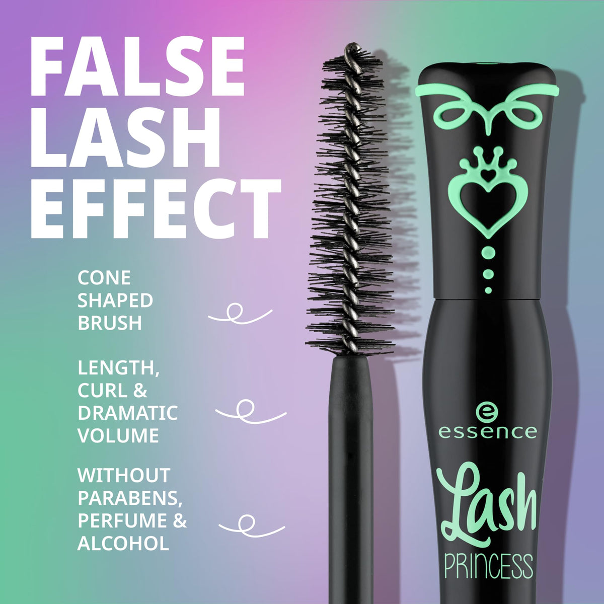 essence false lash effect brush detail creating dramatic volume