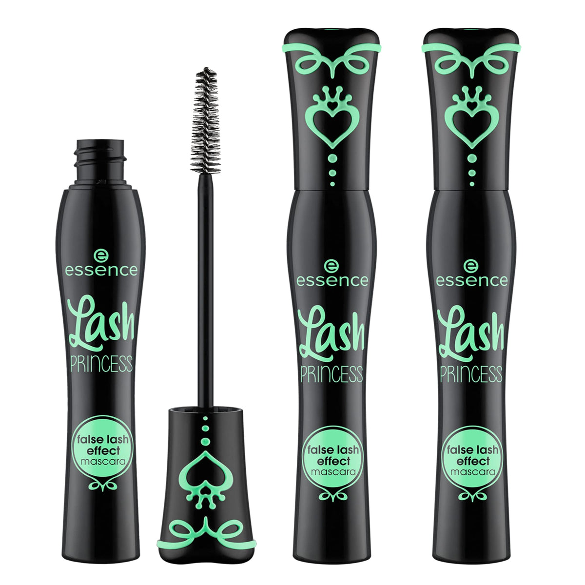 essence Lash Princess front packaging showing three tubes and bold effect
