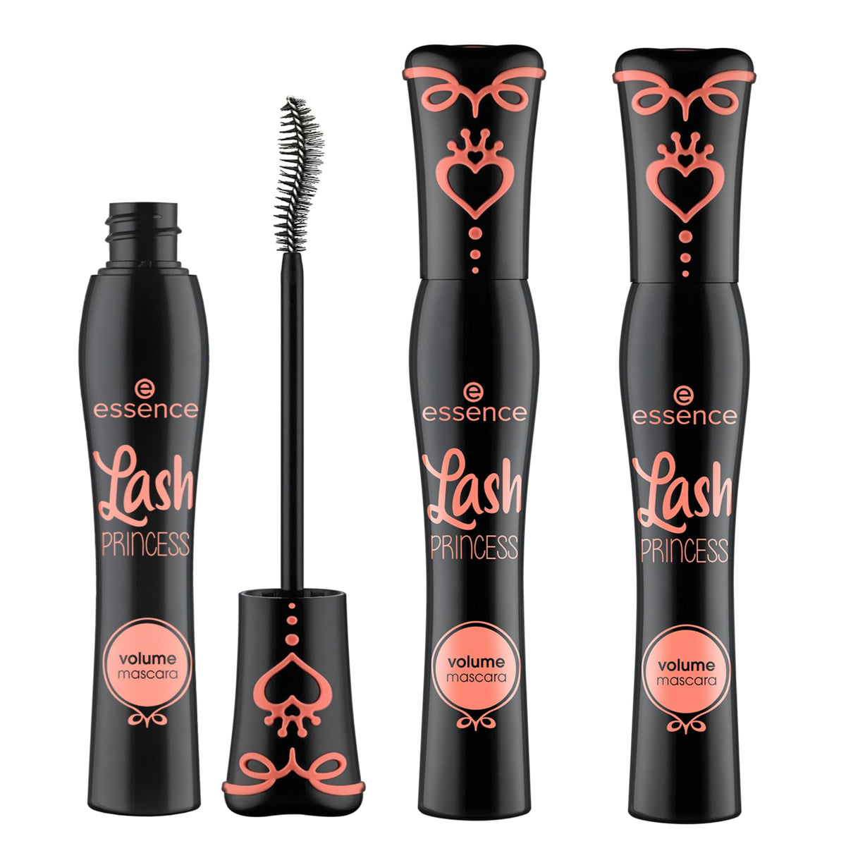 essence front packaging showing the Lash Princess 3-pack and clear product benefit
