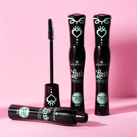 essence Lash Princess packaging label close-up noting cruelty-free and origin