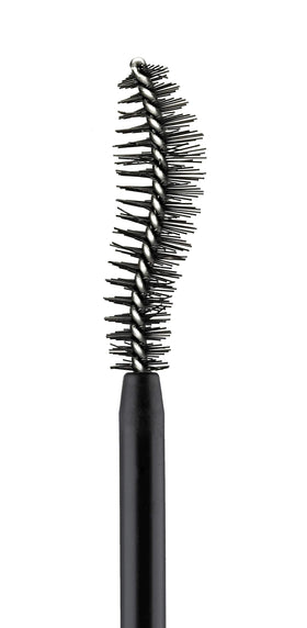 essence wand with swiped black formula illustrating smooth, clump-free texture