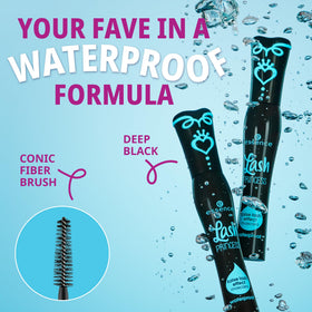 essence waterproof mascara open tube demonstrating longwear benefit