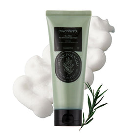 ESSENHERB front packaging showing cleanser bottle and product name for gentle acne care