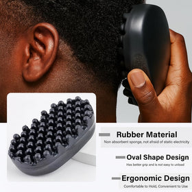 Essential Aura in use twisting natural curls for quick defined coil results