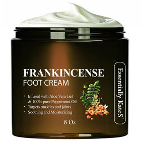 Essentially KateS front label showing 8 fl oz size and frankincense benefit
