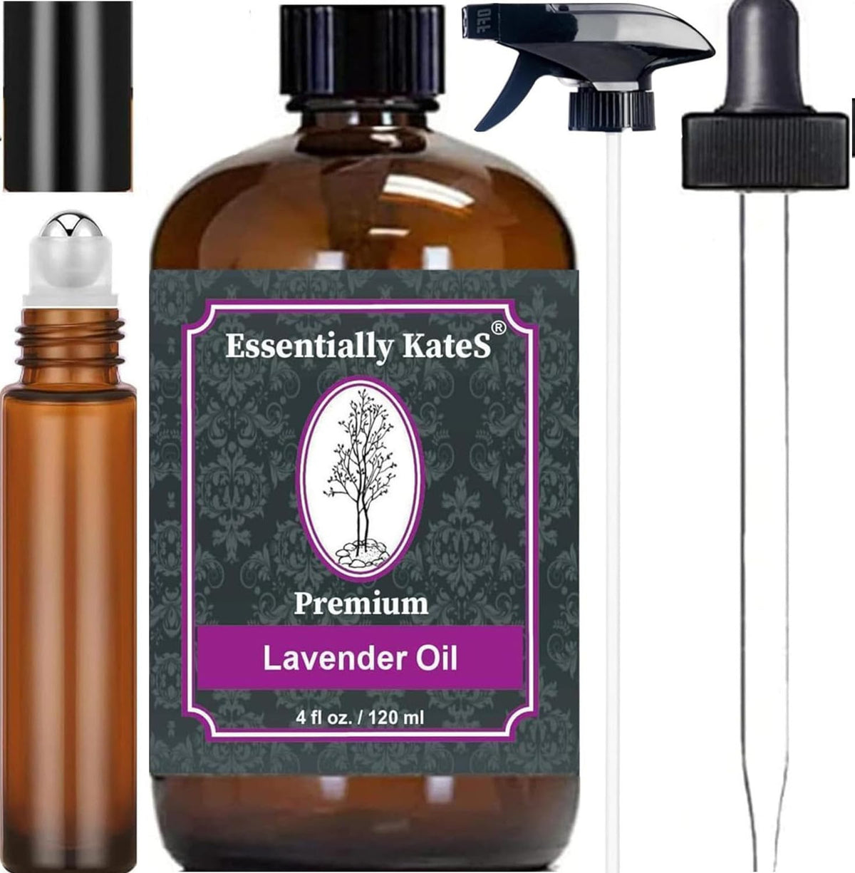 Essentially KateS front bottle shot showing label and applicators for versatile use