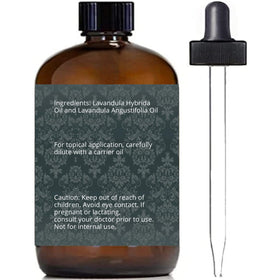 Essentially KateS glass dropper releasing pure lavender oil for precise blending
