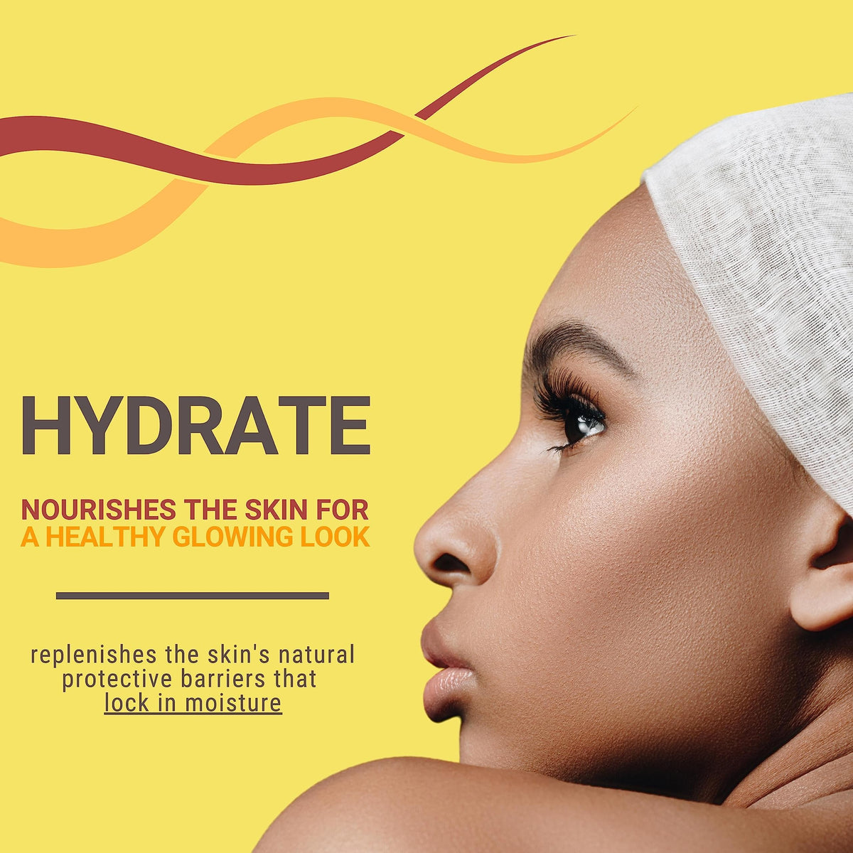 Essentially KateS oil in palm demonstrating quick absorption and hydration