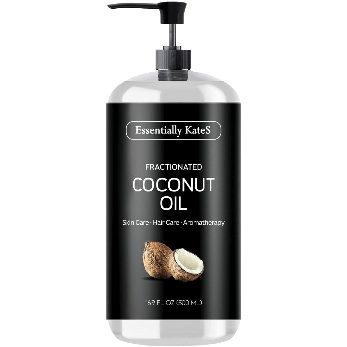 Essentially KateS front packaging showing 500ml bottle and label with product clarity benefit