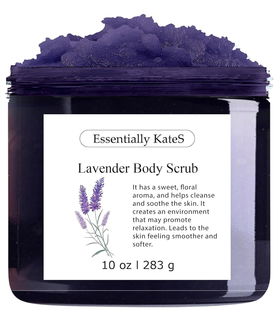 Essentially KateS front jar view showing packaging and lavender scent benefit