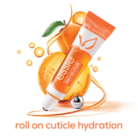 essie oil texture close-up highlighting lightweight apricot and jojoba absorption