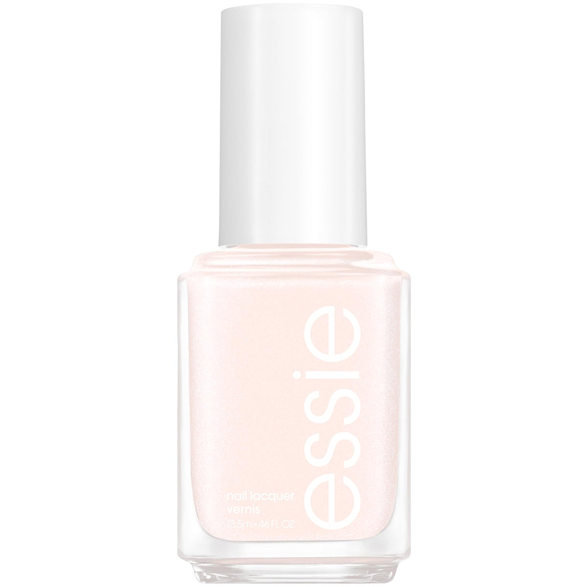 essie Boatloads Of Love front bottle showing off-white shimmer and glossy finish