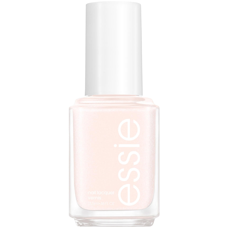 essie Boatloads Of Love front bottle showing off-white shimmer and glossy finish