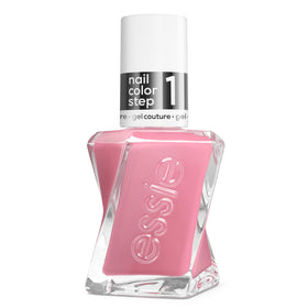 essie bottle front view showing Bodice Goddess shade and compact size benefit