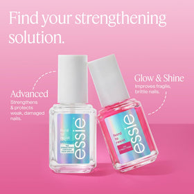 essie cap and glossy finish detail demonstrating shine and protection