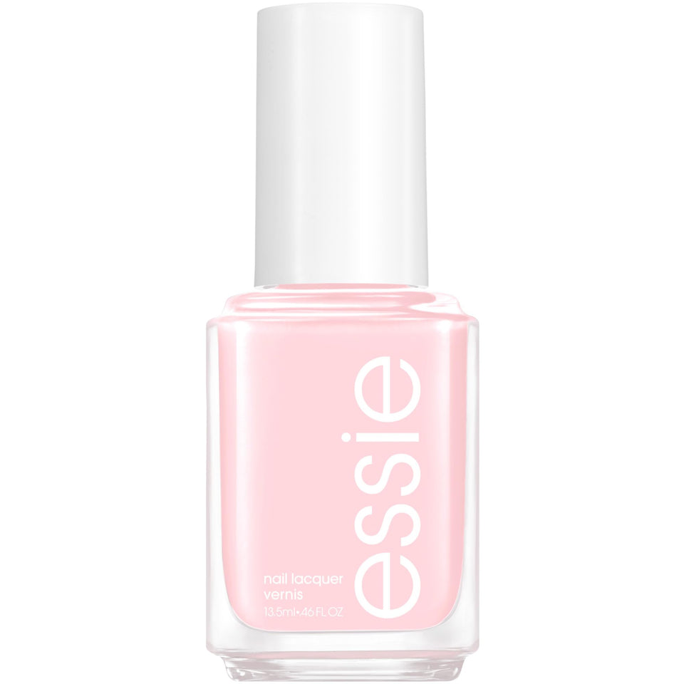 essie Fiji front bottle showing pastel pink color and glossy finish for true shade preview