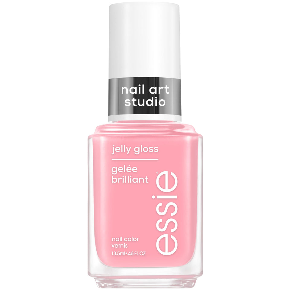 essie bottle front view showing blush jelly shade and glossy finish