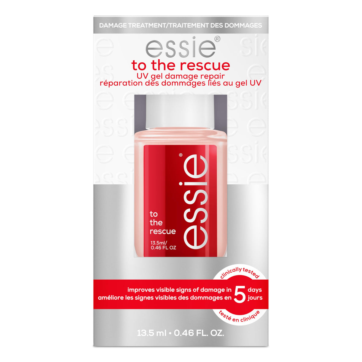essie front bottle showing label and glossy protector benefit