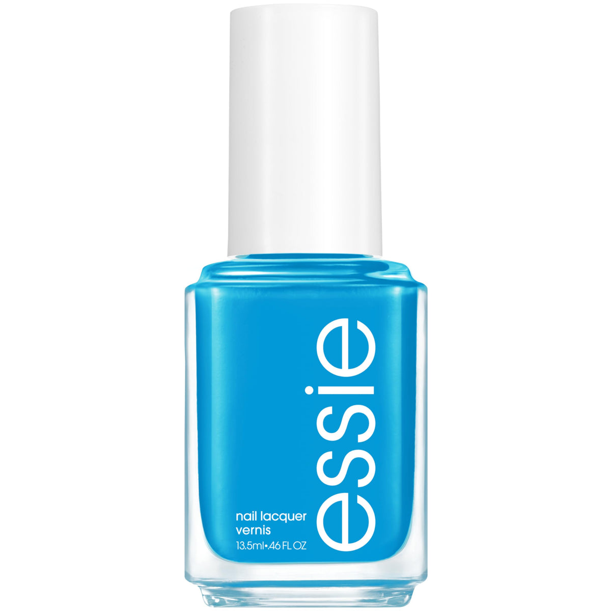 essie front packaging showing bottle and label for quick identification and appeal