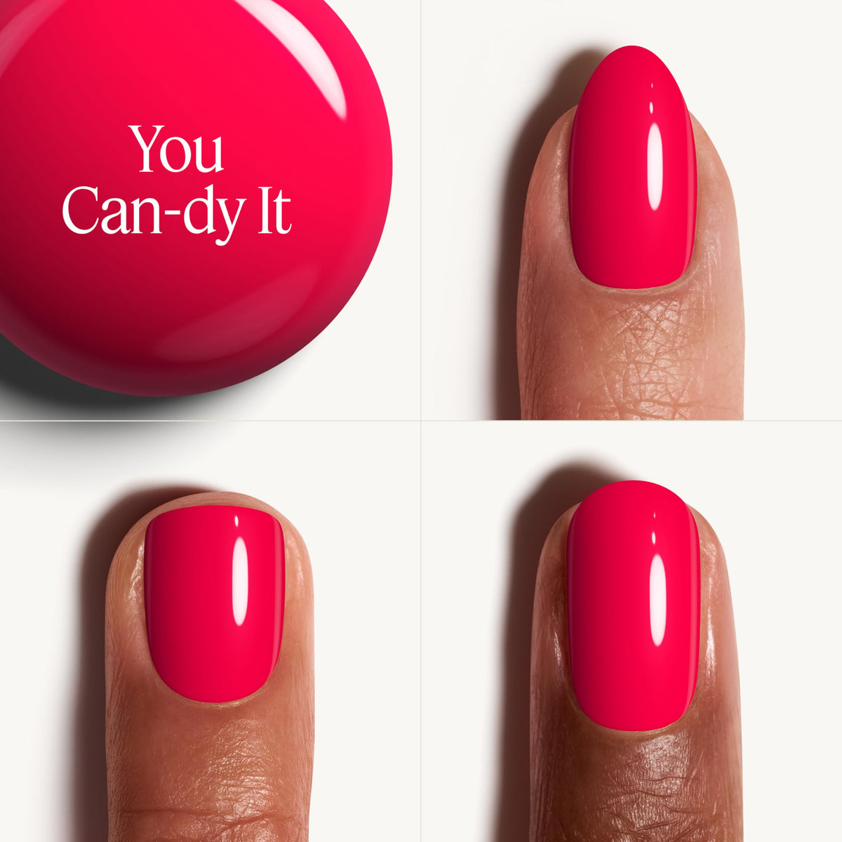 essie brush and cap close-up displaying curve-hugging brush for even application
