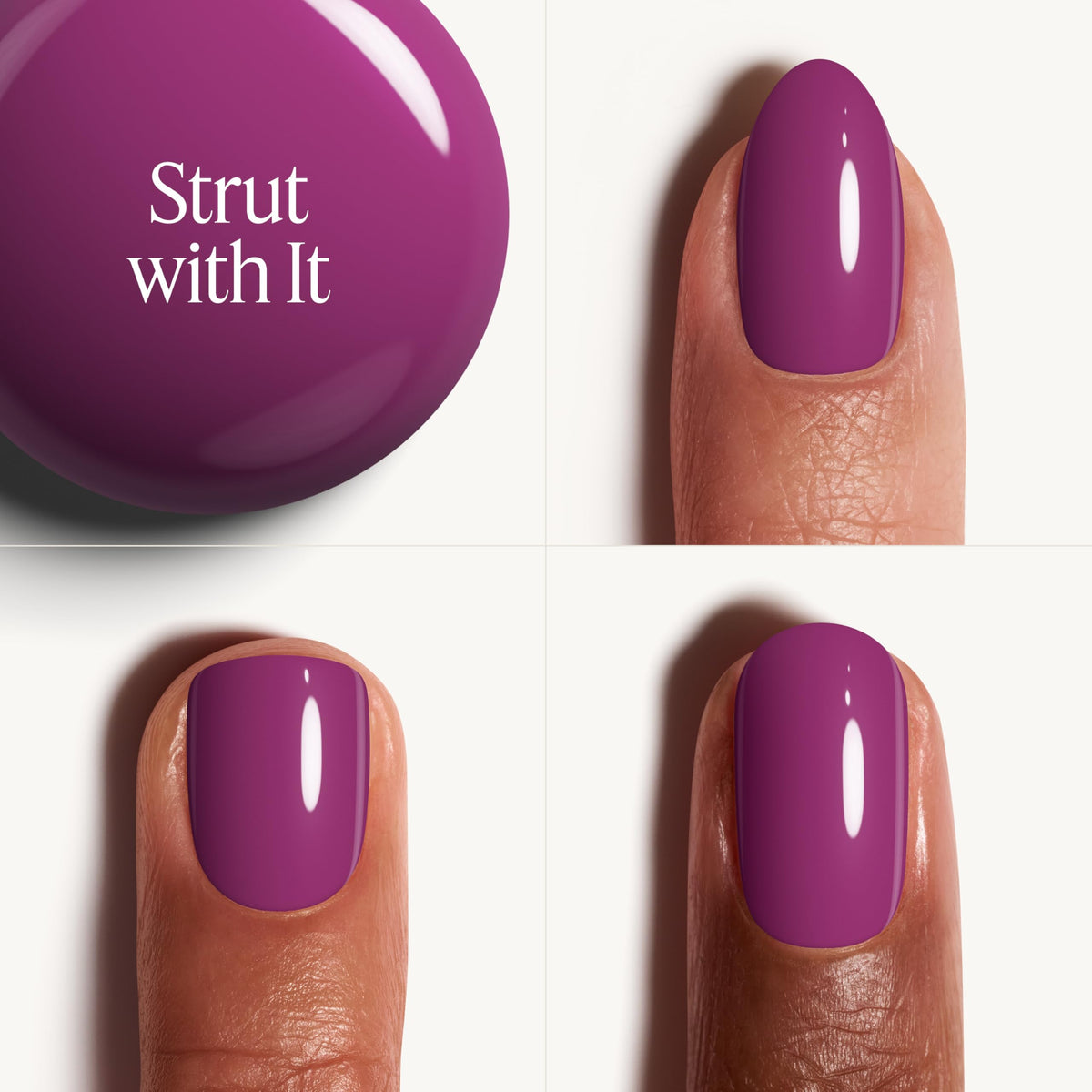 essie close-up of curve-hugging brush for precise, even application benefit