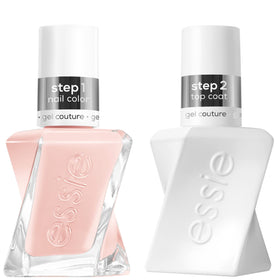 essie front packaging showing kit contents and shade, easy at-home gel look