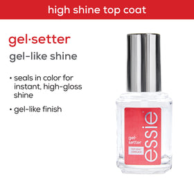 essie close-up of sheen on nail for plump gel effect benefit