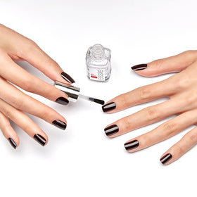 essie swatch of nails with gel-like shine for vibrant finish benefit