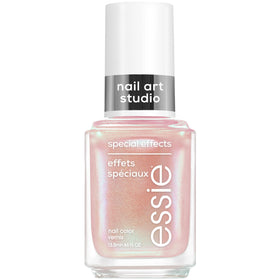 essie Gilded Galaxy front bottle showing peach chrome finish and brand