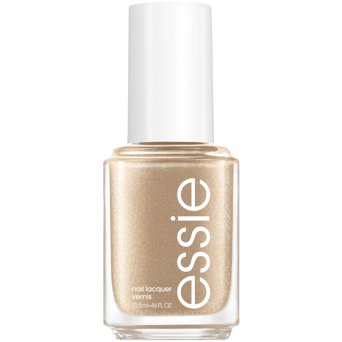 essie Good As Gold front bottle showing metallic gold polish and brand