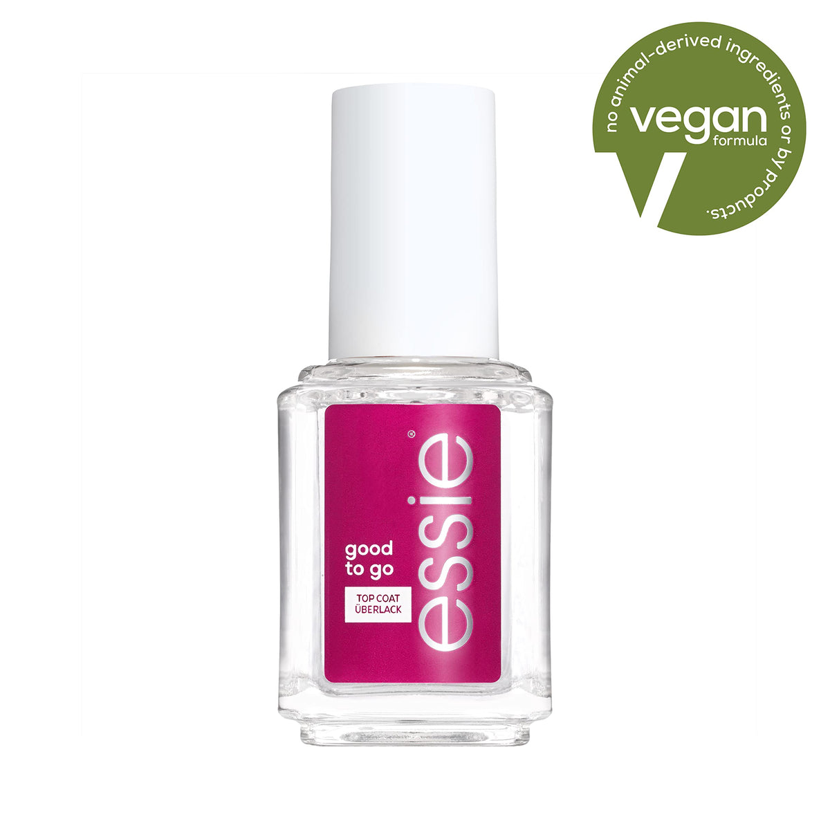 essie Good to Go brush close-up demonstrating smooth application and control