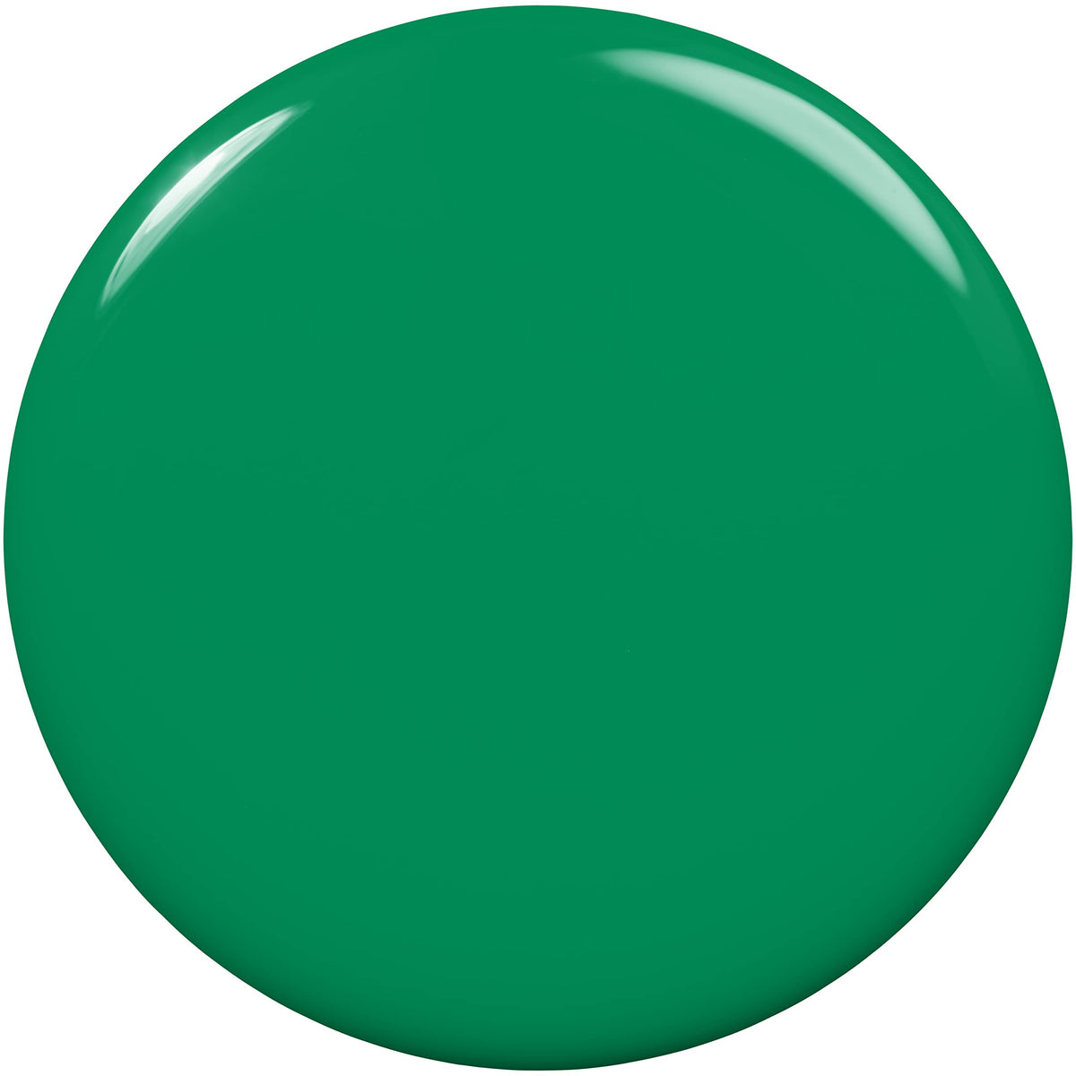 essie brush making a smooth green stroke demonstrating even application