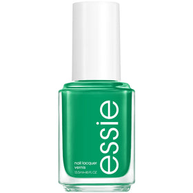 essie bottle front packaging showing grassy green shade and glossy finish