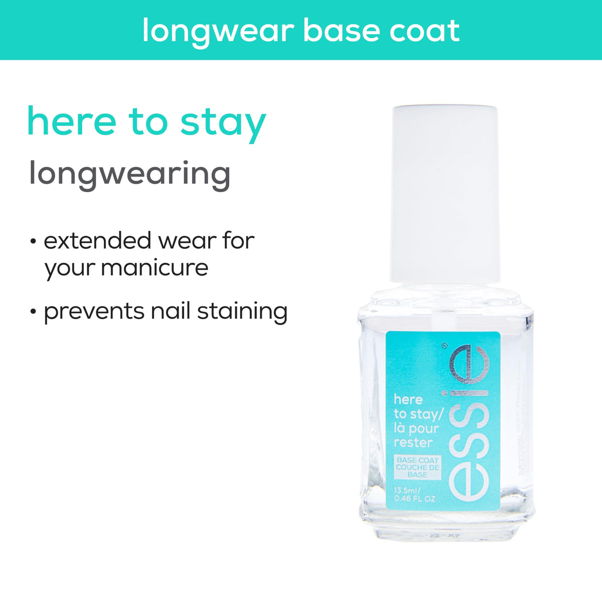 essie dried base coat texture close-up showing smooth finish and adhesion