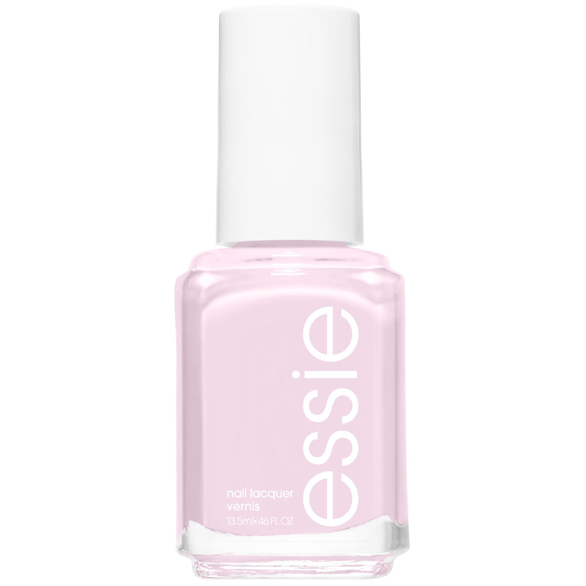 essie front bottle showing Hi Maintenance sheer pink and glossy finish benefit