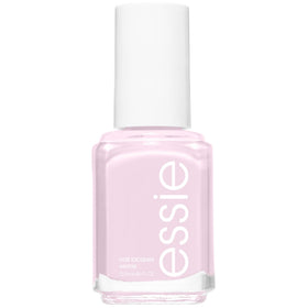 essie front bottle showing Hi Maintenance sheer pink and glossy finish benefit