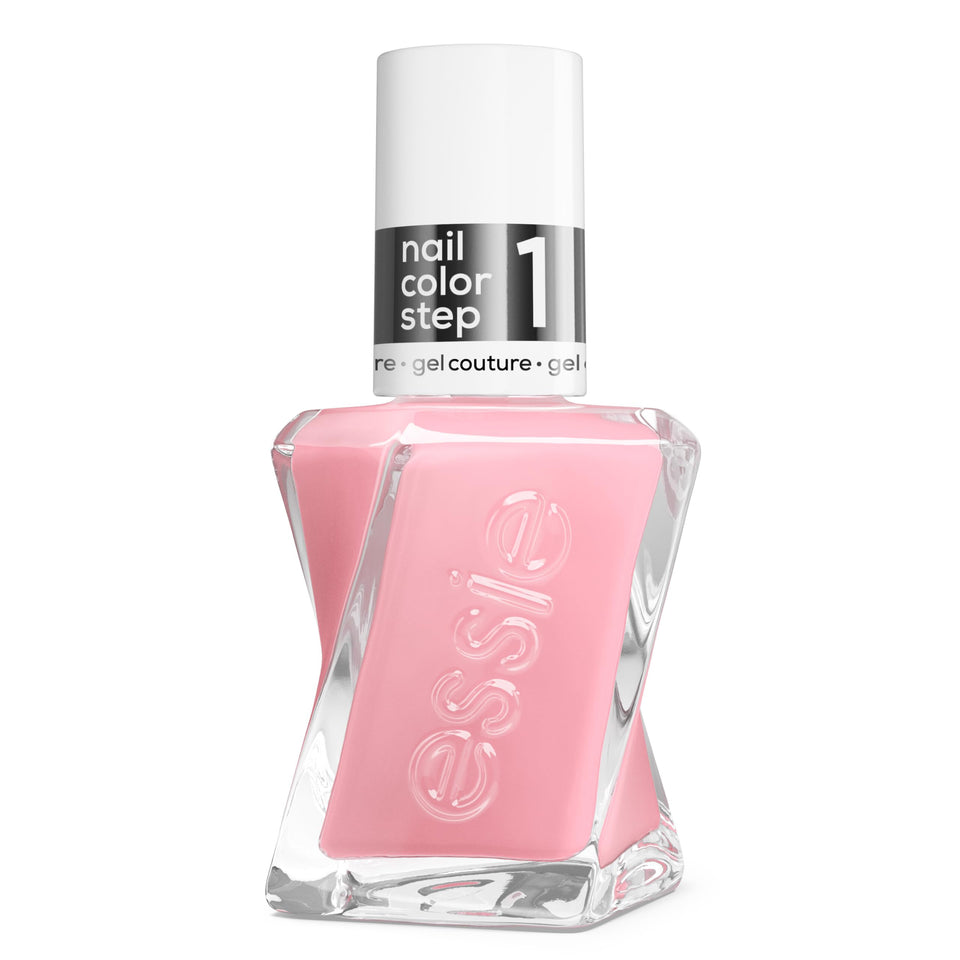 essie bottle front view showing tea-rose pink and quick-identification benefit