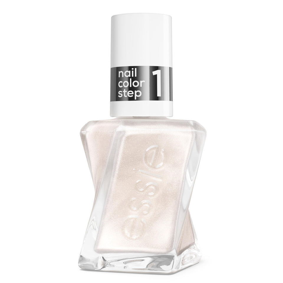 essie bottle front packaging shows sheer white diamond finish and durable shine