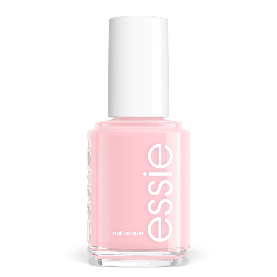 essie front bottle showing classic pink shade and product branding for easy identification